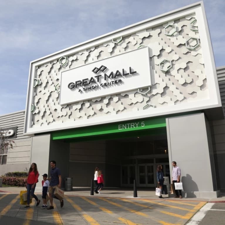 Entrance to Great Mall in Milpitas